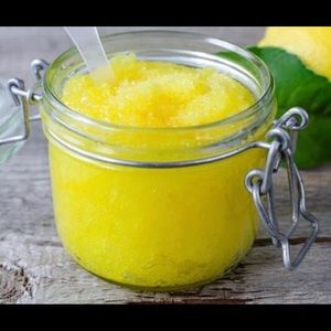 Organic Lemon Sugar Scrub